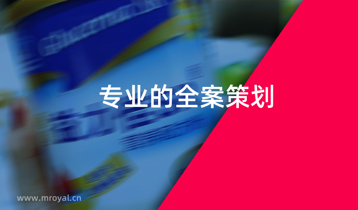 專業的全案策劃