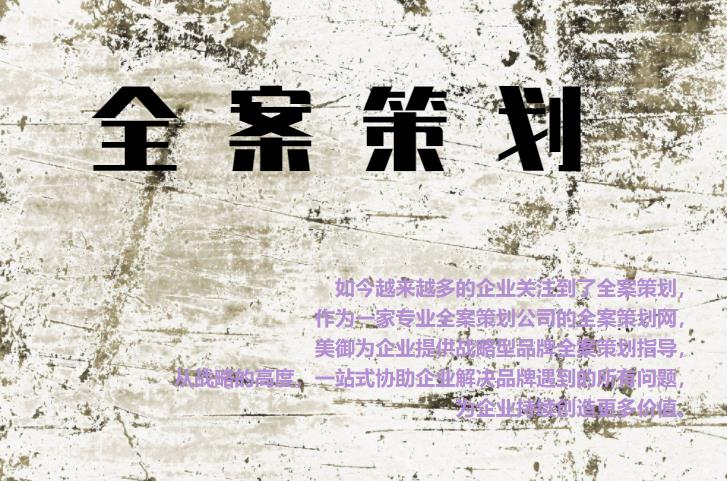專業全案策劃網,為企業提供戰略型品牌全案策劃指導 專業全案策劃網,為企業提供戰略型品牌全案策劃指導