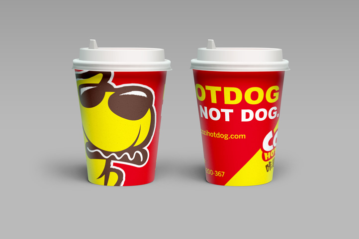 咔趣熱狗紙杯設(shè)計 咔趣熱狗紙杯設(shè)計
