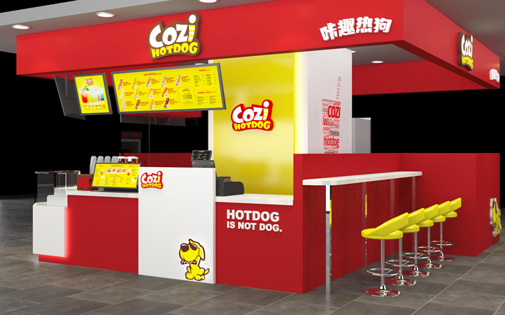咔趣熱狗店面設(shè)計 咔趣熱狗店面設(shè)計