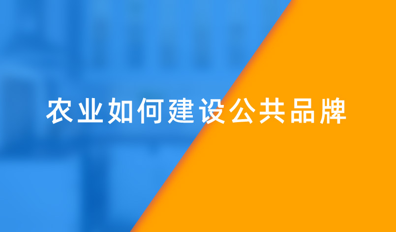 農業(yè)如何建設公共品牌
