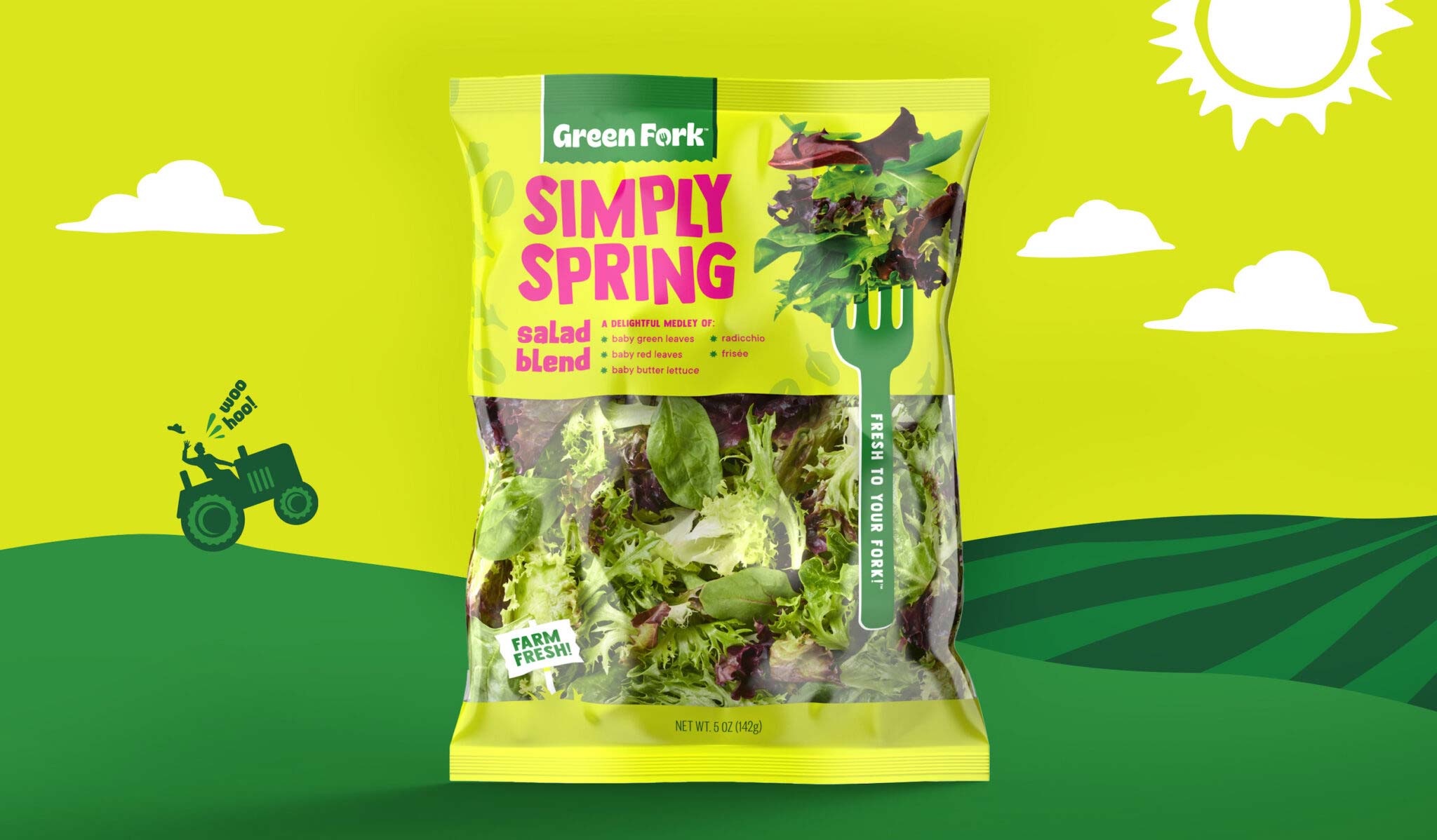 農業品牌建設凈菜薩拉包裝設計