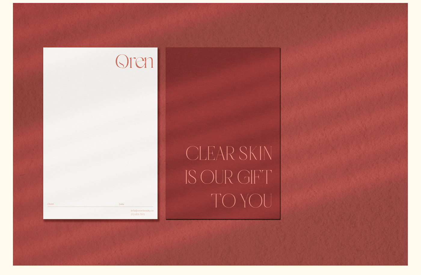 一套非常簡約的化妝品品牌設計 一套非常簡約的化妝品品牌設計