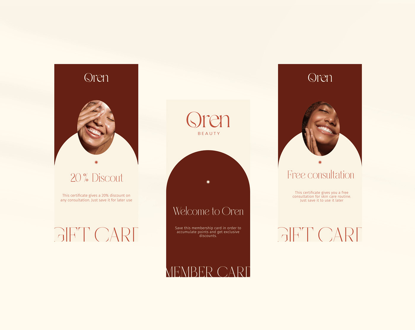 一套非常簡約的化妝品品牌設計 一套非常簡約的化妝品品牌設計